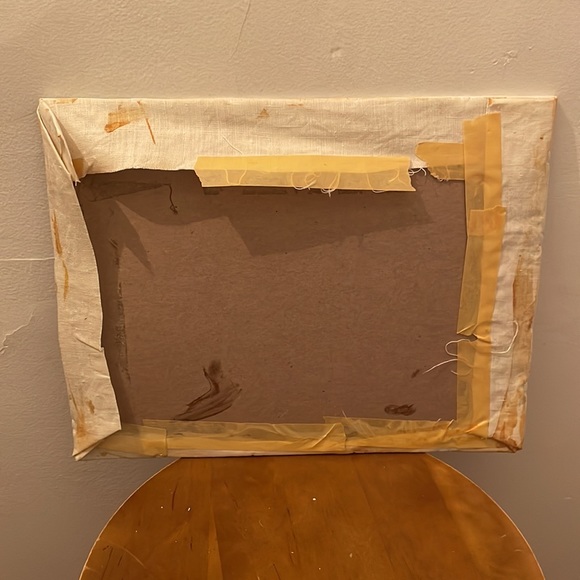 Vintage Dog Cross Stitch Piece Handmade - Picture 2 of 2